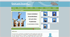 Desktop Screenshot of kunst-keramik.de
