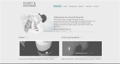 Desktop Screenshot of kunst-keramik.eu