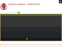 Tablet Screenshot of kunst-keramik.at